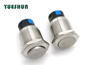 Quality 1NO 1NC Round Stainless Steel Push Button Switch IP67 Momentary Latching Contact wholesale