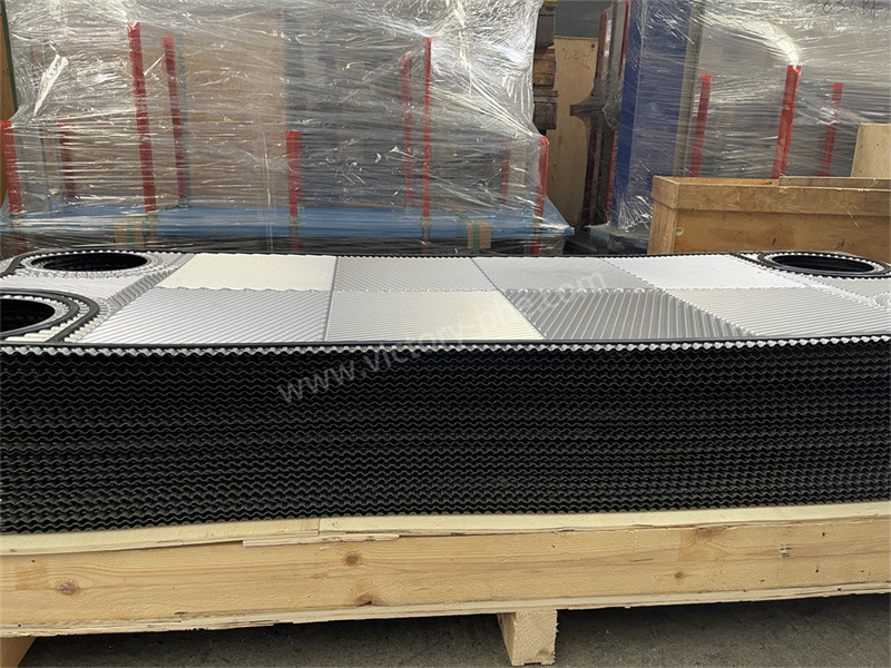 V28 Vicarb Heat Exchanger Plates Replacement Corrugated Pattern