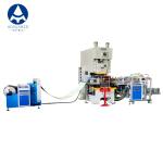 Food Grade Auto Stacker Aluminum Foil Box Making Machine For Tray Cup Plate
