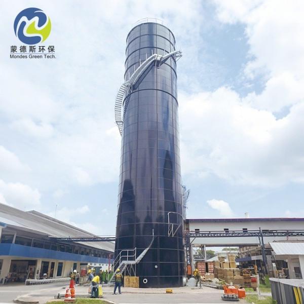 Dark Blue Dark Green GFS Glass Fused To Steel Tanks For Industrial Chemical