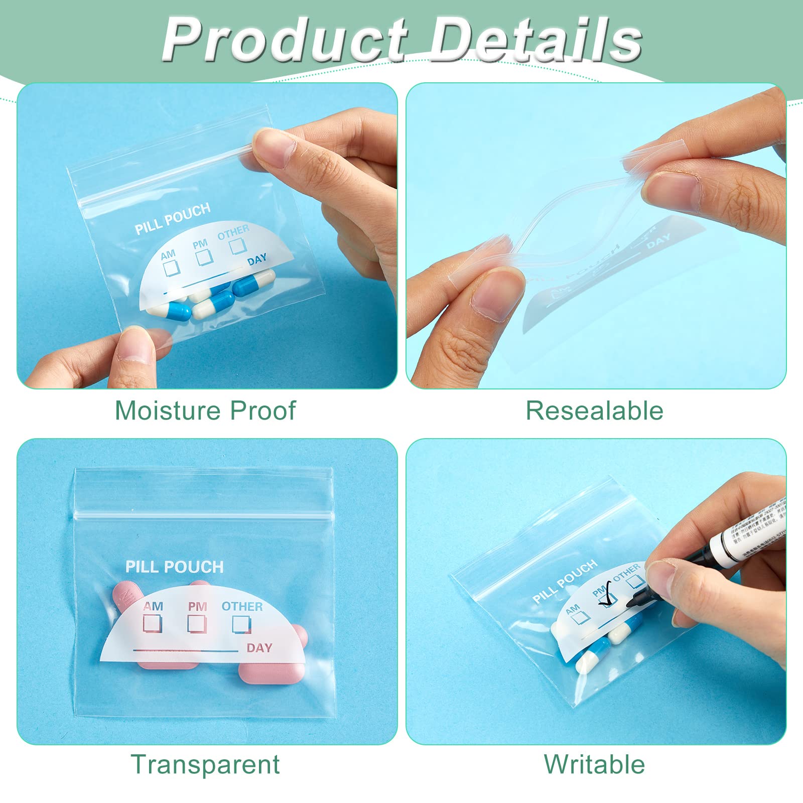 Zipper PE Medical Packaging Bags Dental Sterilization Pouches