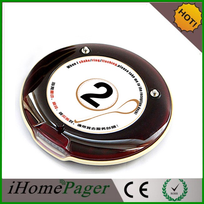 new product touch screen keyboard take food pager system for fast food restaurant