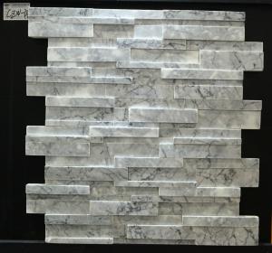Quality Cloudy Gray Hand Split 6x24&quot; Cultured Stone Veneer Panels wholesale