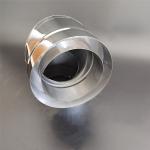 Double Wall Universal Stove Chimney Pipe 90 Degree Bend With Spigot Lock