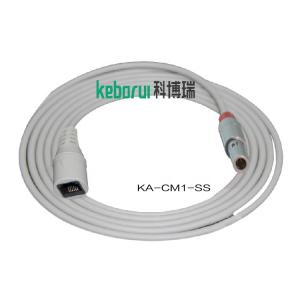 Quality Medical Dia 5mm Compatible Conmen IBP Cable To Smiths Transducer wholesale