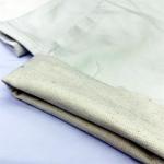 White RFD Denim Fabric Fake Knitted 150CM Width 11oz