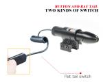 Tactical green beam laser sight with rail mount