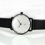 Men'S Fashion Luxury Stainless Steel Quartz Military Sport Leather Band Dial