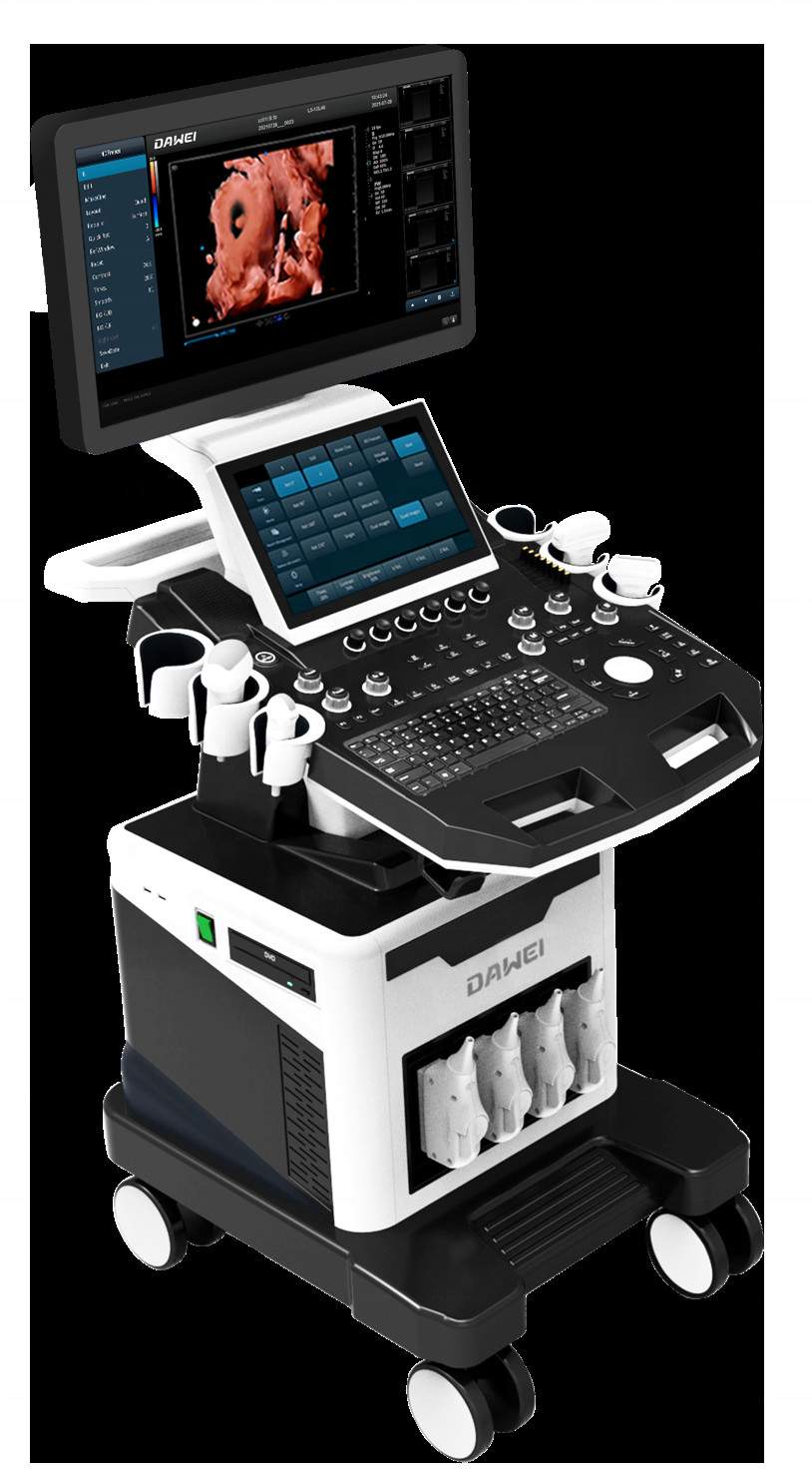 Fetal Doppler Medical Ultrasound Machine Trolley 3D 4D 5D