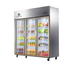 1350L Six Glass Doors Commercial Meat Deep Freezer for Restaurant For Restaurant