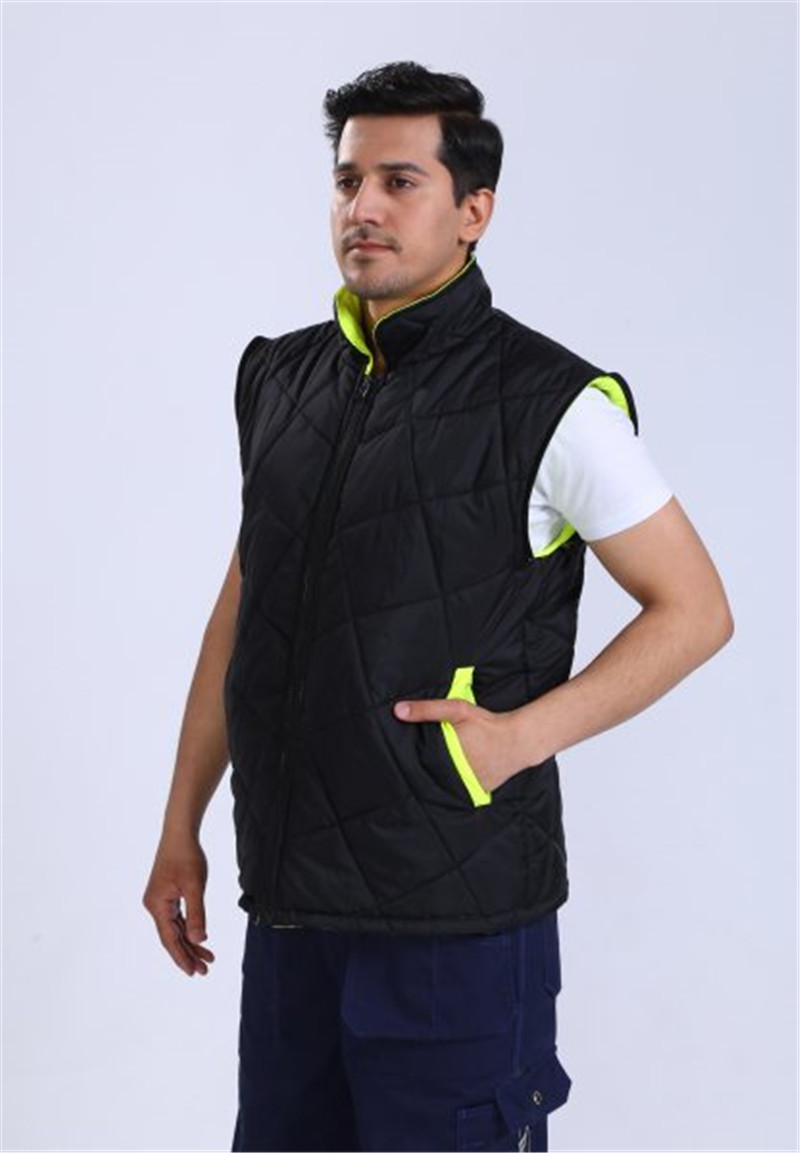 300D Oxford Hi Vis Trench Coat , 100% Polyester Class 3 Rain Jacket
