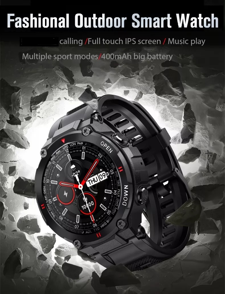 Mutiple Sports IP67 Waterproof Pressure Oxgen Tracking Suit for People K2 Sports Smartwatch