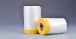 Outdoor Paper Masking Film, Rice Paper Taped Masking Film, Auto Used Pre-Taped