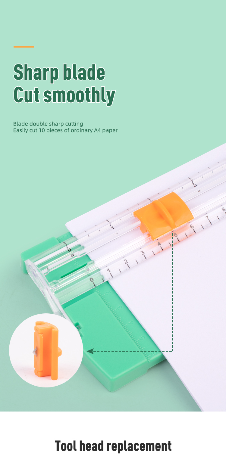 ZEQUAN Mini A5 Photo Paper Cutter Kids Handcraft Helper with Ruler and Trimmer