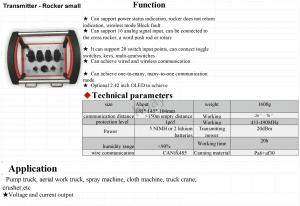 Quality Industrial Construction Zoomlion Concrete Pump Parts HBC Remote Control wholesale