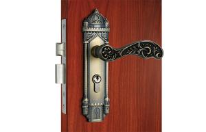 China Fire Proof Mortise Door Lock Antique Brass Privacy Mortise Lock on sale