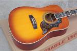 2018 New Chibson H-Bird acoustic guitar cherry red GB electric acoustic guitar
