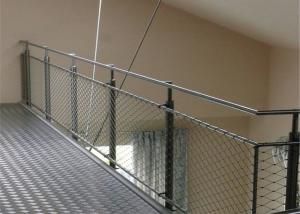 Quality Balcony 1.2mm Stainless Steel Rope Mesh Netting 300x300mm Hole wholesale