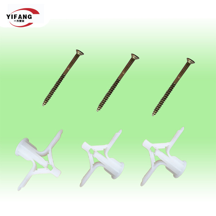 13*50mm Plastic Wall Anchors Gypsum Board Wall Plugs Easy To Install