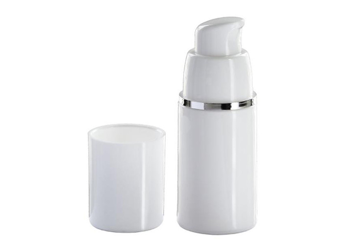 15ml - 50ml Cosmetic Airless Pump Bottles , Empty Cosmetic Bottles With Lotion Pump