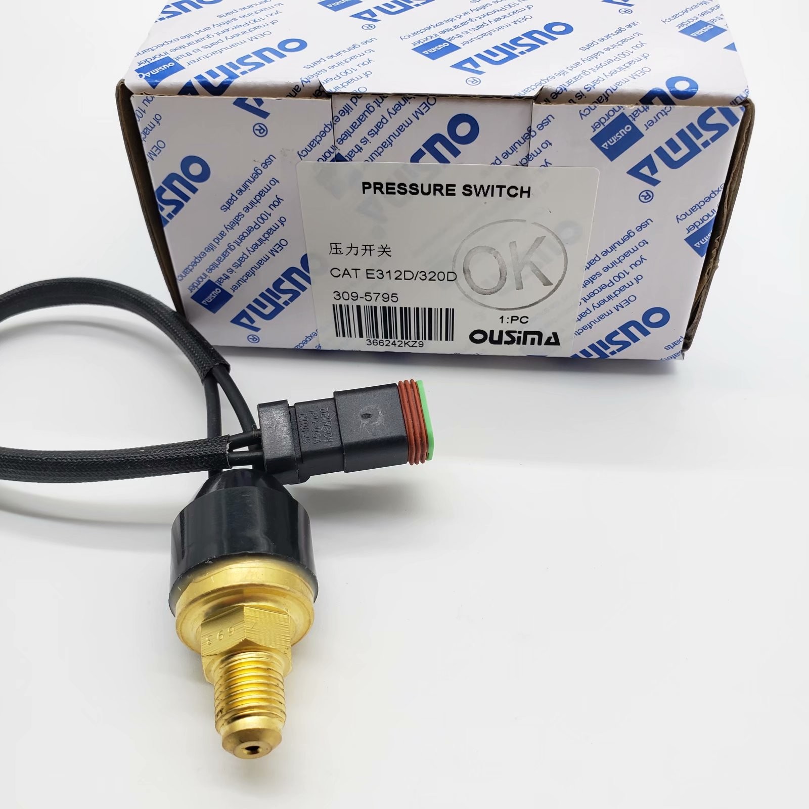 OUSIMA For Excavator Sensor 309 5795 309-5795 For Excavator E312D E320D