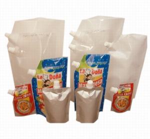 Quality Aluminum Foil Plain Spout Pouch Packaging With Cap wholesale