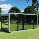 Tiny Apple Cabin House Outdoor 20FT Apple Office Pod Wind And Rain Resistant