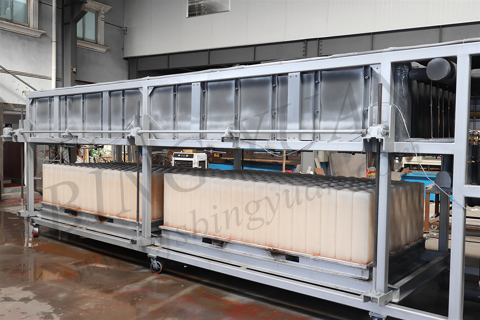 Evaporative Cooling 6 Ton 480V Block Ice Maker Machine