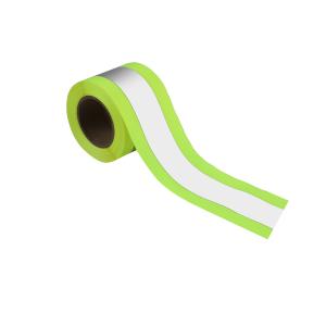 Quality 40MM Running Vest Cycling Reflective Straps For Runners Nylon Woven Green Orange wholesale