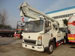 HOWO 8-24 Meters Height Aerial Work Platform Arm Lift Bucket Truck 8 Tons Diesel