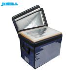 Vacuum Insulation Mobile Freezer Box , Portable Cooler Box 30*30*30cm Internal