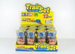 Plastic Children's Play Toys Mini Wind Up Classic Train Set with Railway Track