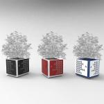 Europe Style 1030L*1030W*1000H Mm Garden Metal Flower Pots