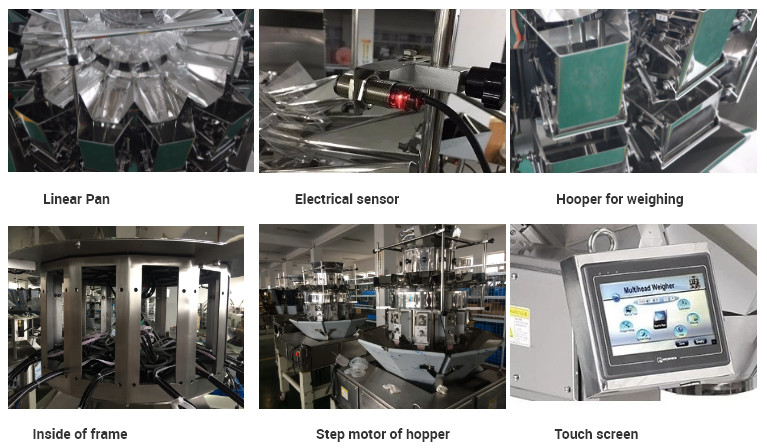 Multi Language Peanut Multihead Weigher Packing Machine