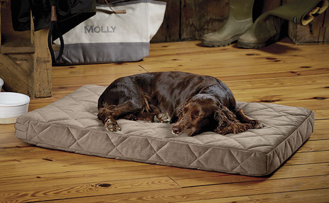 Indoor / Outdoor Waterproof Memory Foam Dog Bed Double Face Hand Wash Comfortable