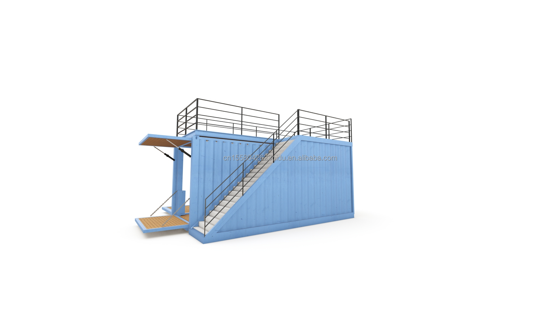 20ft Luxury Prefabricated Expandable Container House Ready Made Flat Pack Villa with Customized Color and Shipping Cost