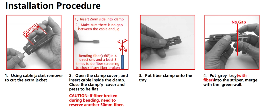 Length ≤52.25mm Fast Connector The Essential Component for FTTH Cable Connection