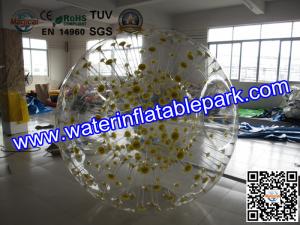 Quality Exciting Children Inflatable Zorb Ball Shinning At Night , Inflatable Water Zorbing Ball wholesale