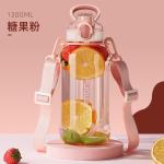 900ml 1300ml Water Bottle Large Capacity Men Portable Tritan Plastic Clear Water
