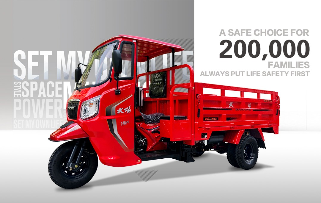 Five Wheels Type Tricycles Motorcycle for Adult Farm Load Customized in Top Selling
