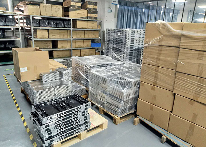 1R1G1B P8mm Transparent LED Display IP65 LED Mesh Curtain Screen 1000*500 Mm Cabinet Size