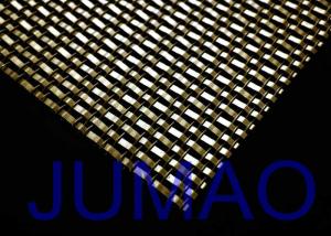 Quality Wall Coverings Architectural Woven Metal Mesh With High Temperature Resistant wholesale