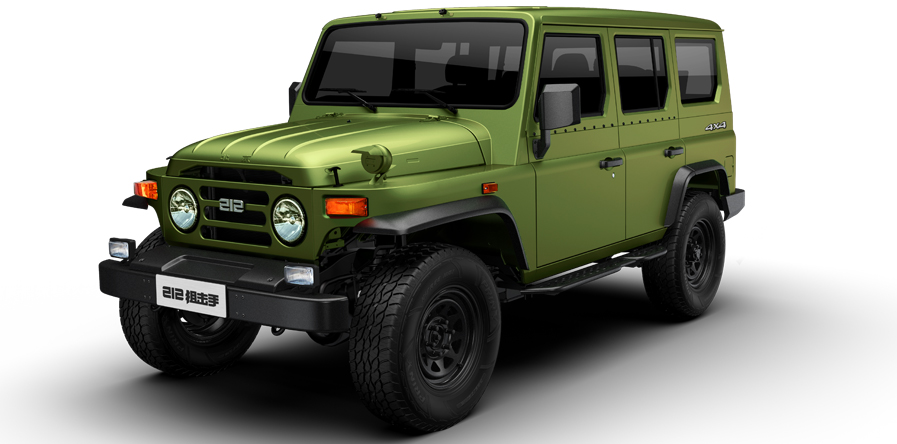 s Top Performance Gasoline Off-road SUV Baw 212 T01 4*4 with 170km/h Top Speed and Touch Screen