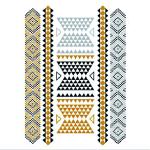 Gold Metallic Matte Lamination Body Tattoo Sticker