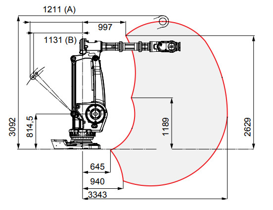 IRB 6660-100/3.3 Abb Robot Arm 100kg OEM Programmable Robotic Arm For Milling