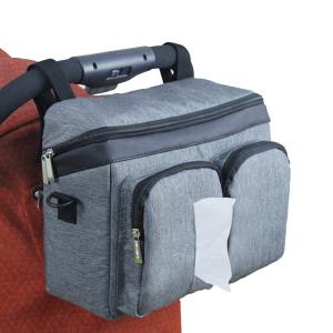 Quality Polyester Baby Stroller Hanging Storage Bag 2 in 1 wholesale