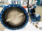 Bs Awwa Dn150 Flanged Soft Sealing Double Eccentric Flange Butterfly Valve