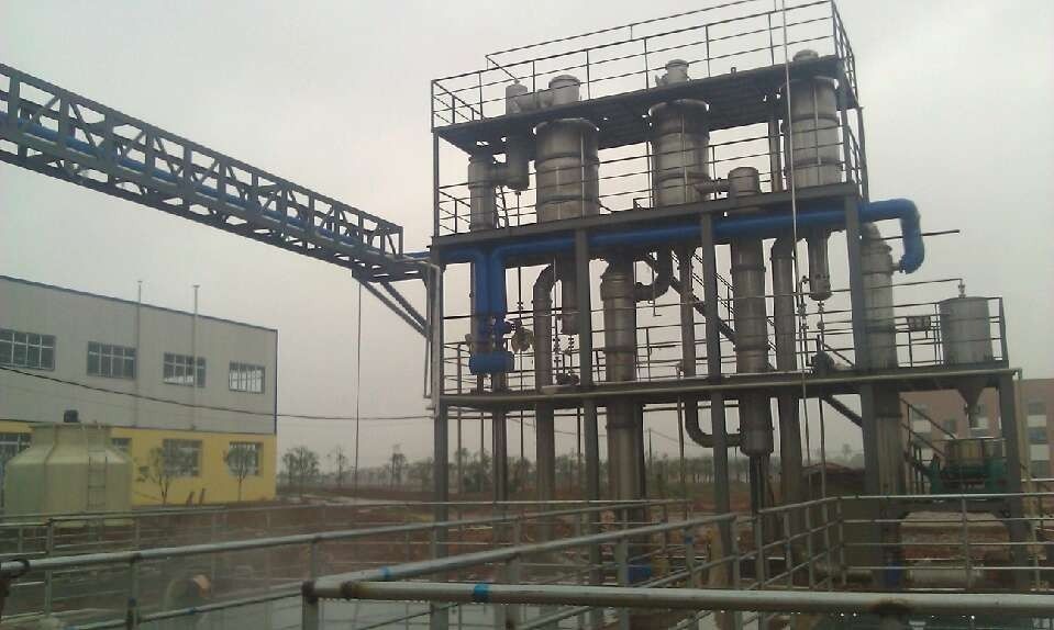 Falling Film Stainless Steel 316 304 Vacuum Evaporation System Evaporator