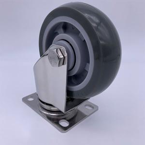 Quality Swivel Plate Mounting 125mm SS Caster Wheels 150kg Load wholesale