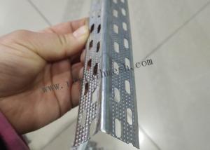 Quality 2.5cm Wing Ellipse Hole Galvanized Metal Corner Bead 0.3mm Thickness wholesale